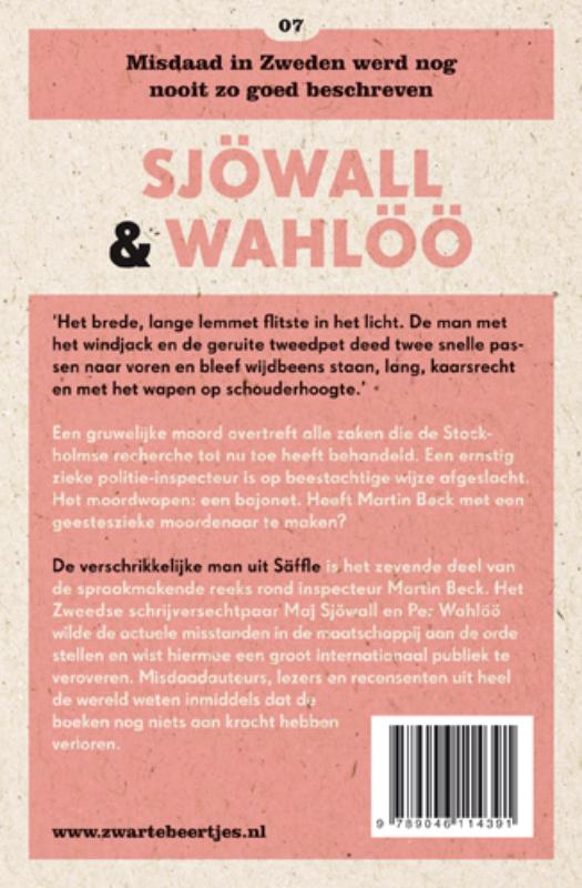 Achterkant van De verschrikkelijke man uit Saffle