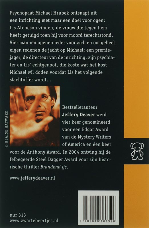 Achterkant van Angst voor de nacht
