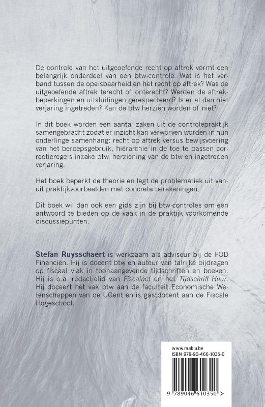 Achterkant van Een praktische gids bij btw-controle
