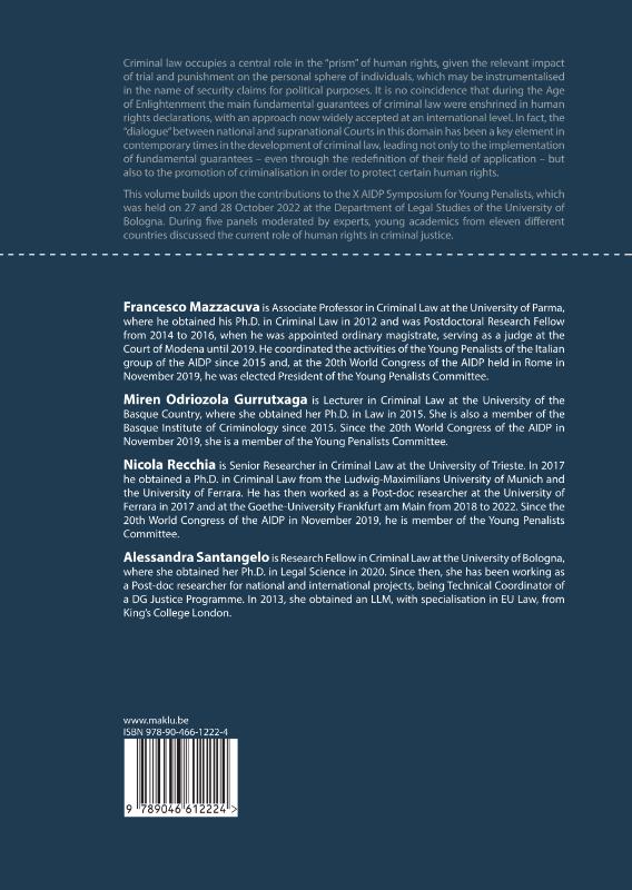 Achterkant van Criminal Justice in the Prism of Human Rights