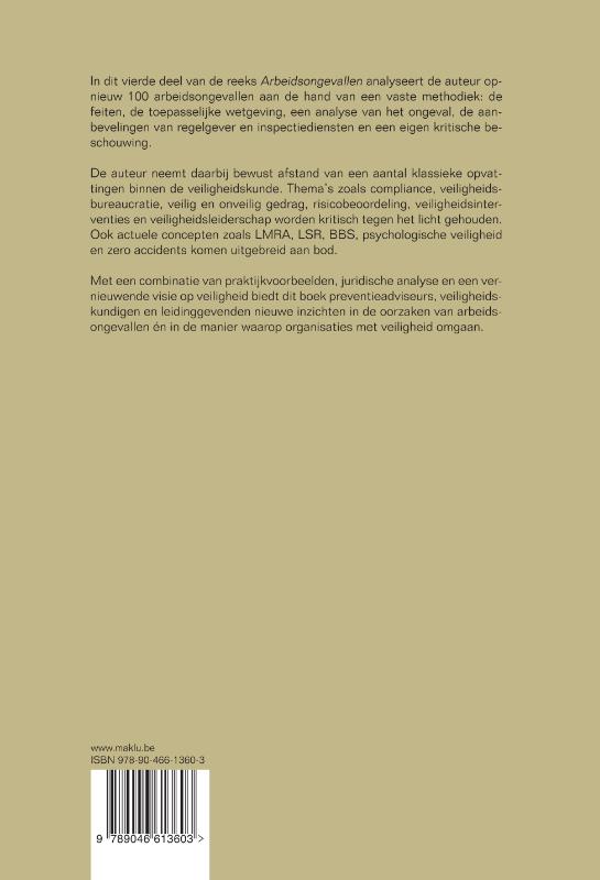 Achterkant van Van 100 naar 200 arbeidsongevallen