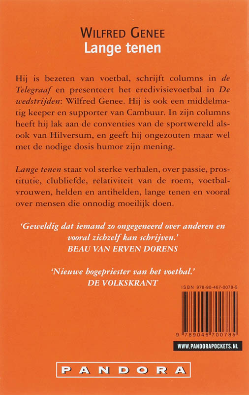 Achterkant van Lange tenen