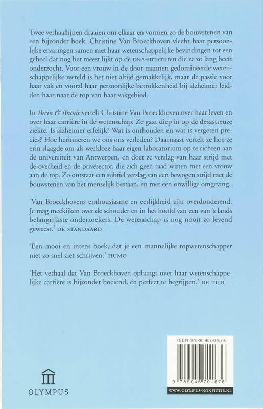 Achterkant van Brein & branie