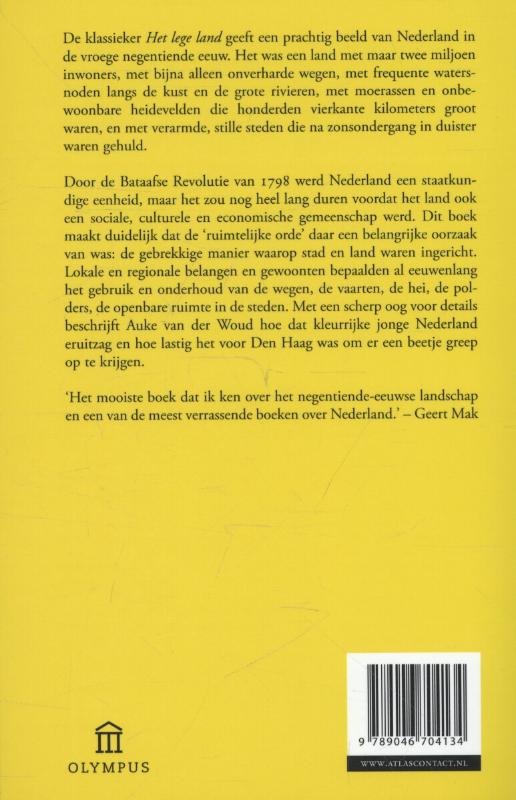 Achterkant van Het lege land