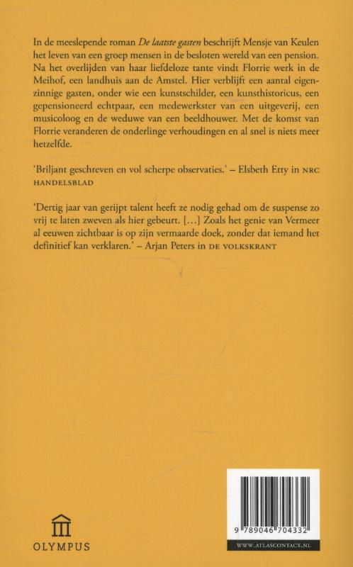 Achterkant van De laatste gasten