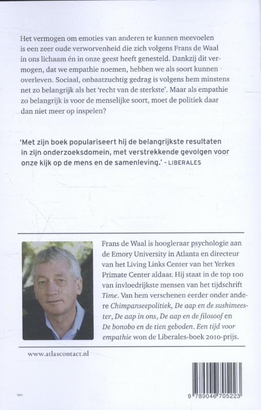 Achterkant van Een tijd voor empathie
