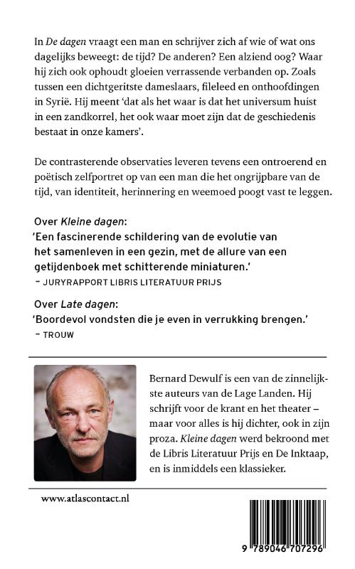 Achterkant van De dagen