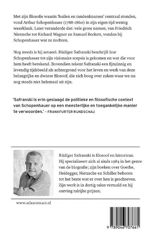 Achterkant van Arthur Schopenhauer