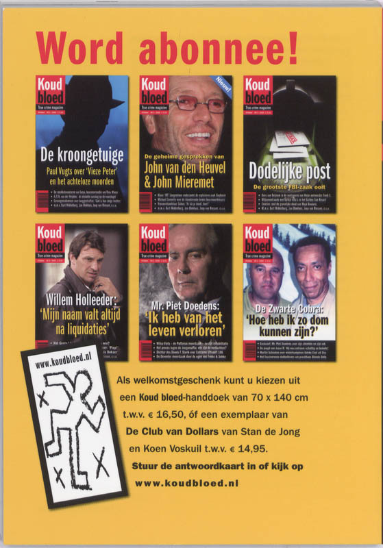 Achterkant van De jacht op Dino S