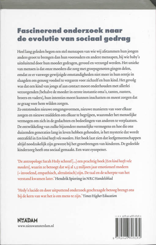 Achterkant van Een kind heeft vele moeders