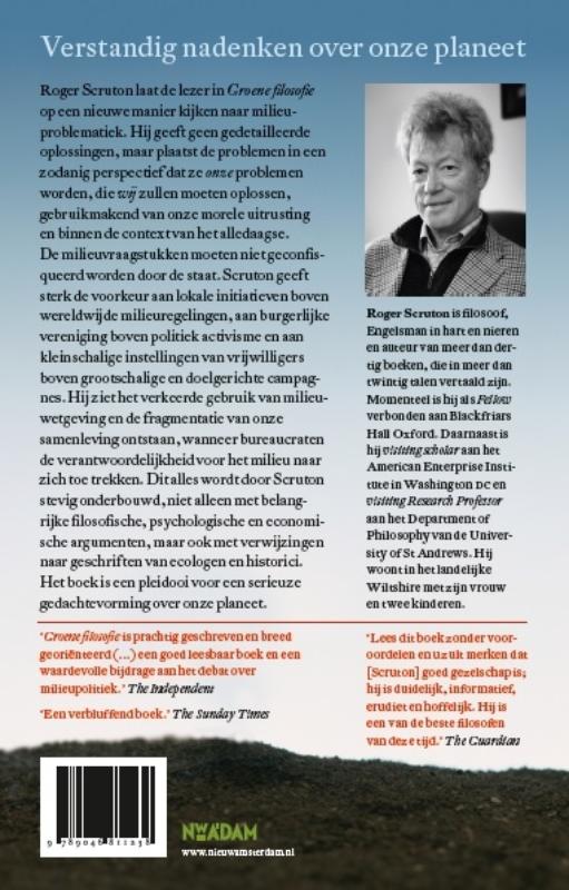 Achterkant van Groene filosofie