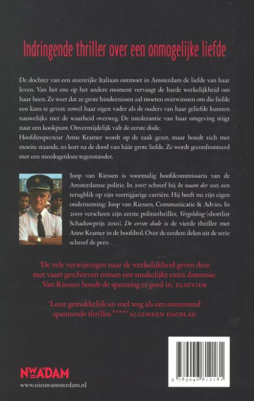 Achterkant van De eerste dode
