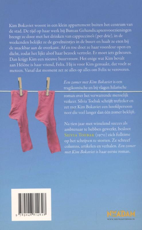 Achterkant van Een zomer met Kim Bokaviet