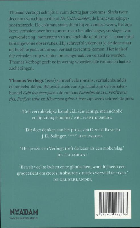 Achterkant van Wat is precies de bedoeling?