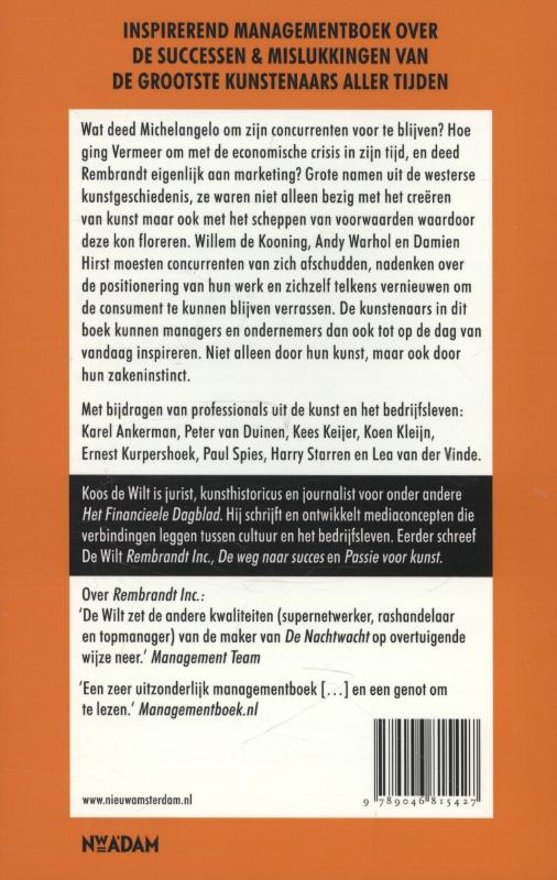 Achterkant van De kunst en het zakendoen