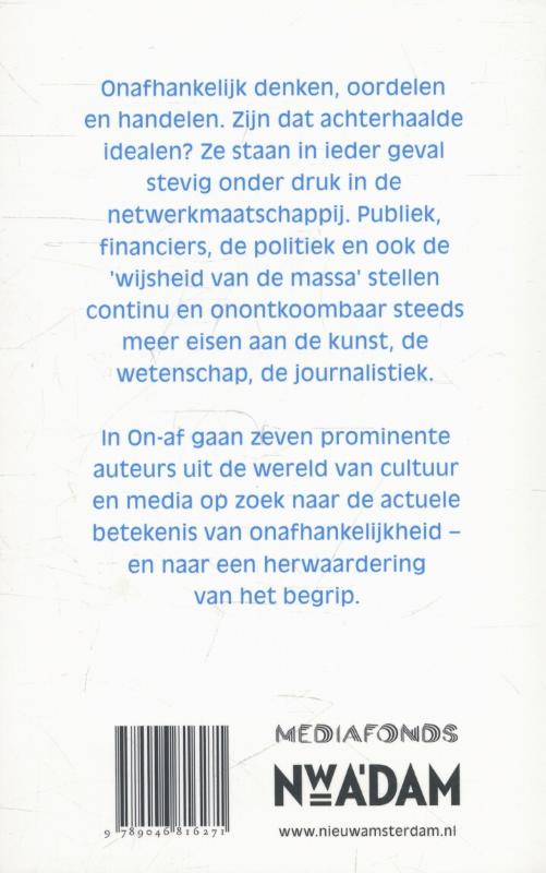 Achterkant van On-af