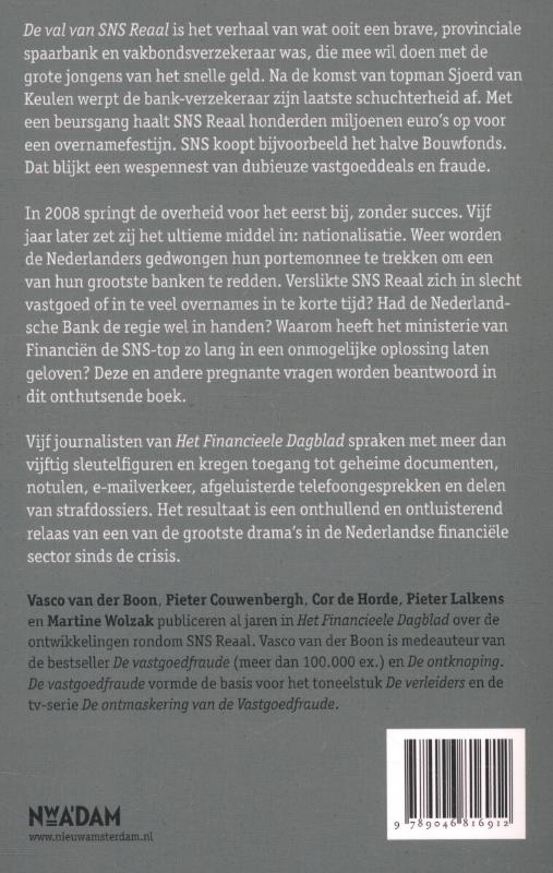 Achterkant van De val van SNS Reaal