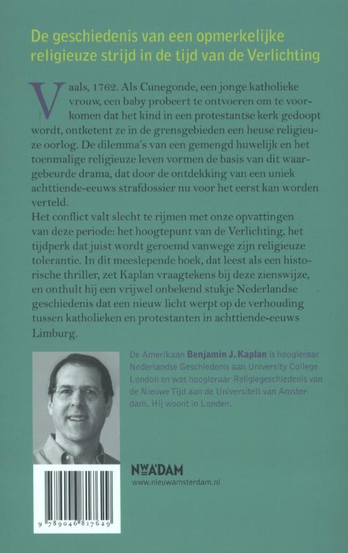 Achterkant van Cunegondes ontvoering