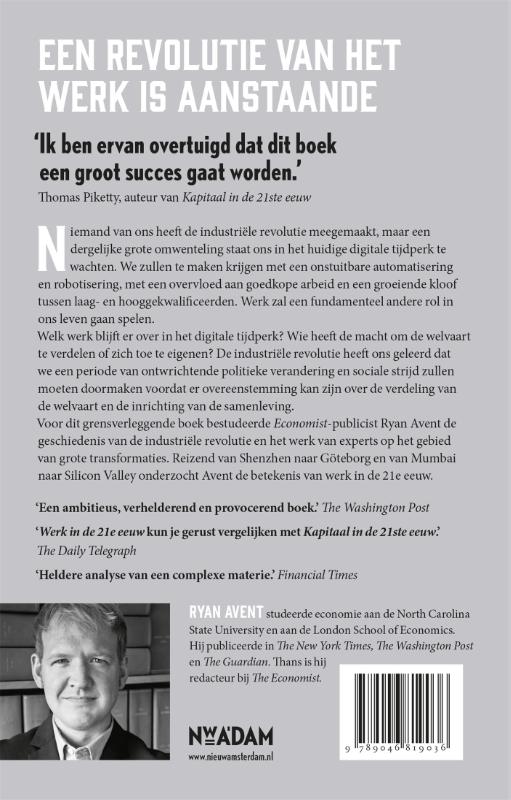 Achterkant van Werk in de 21e eeuw