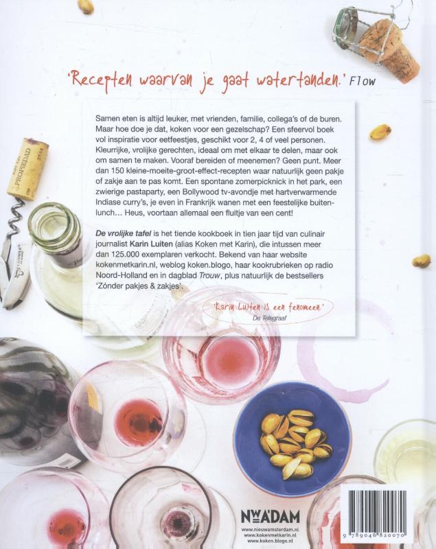 Achterkant van De vrolijke tafel