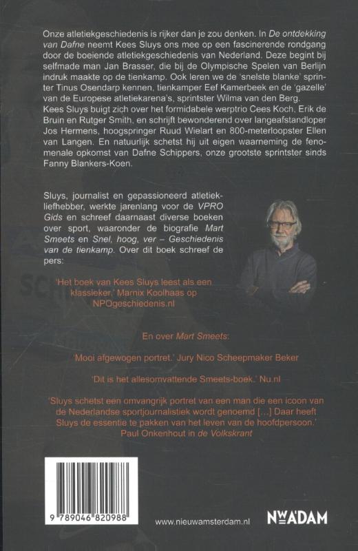 Achterkant van De ontdekking van Dafne