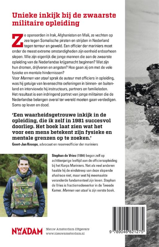Achterkant van Mannen van staal