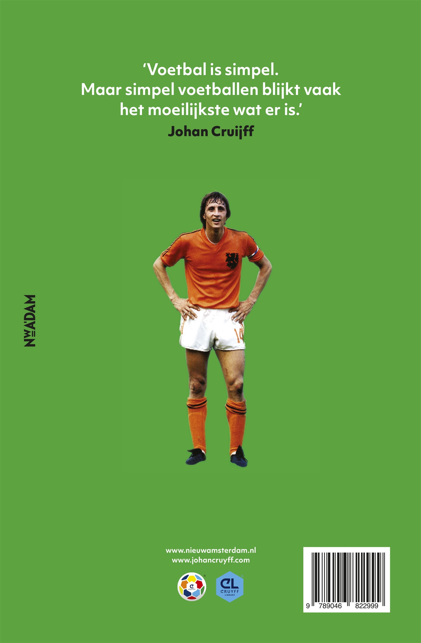 Achterkant van Johan Cruijff - Mijn voetbal