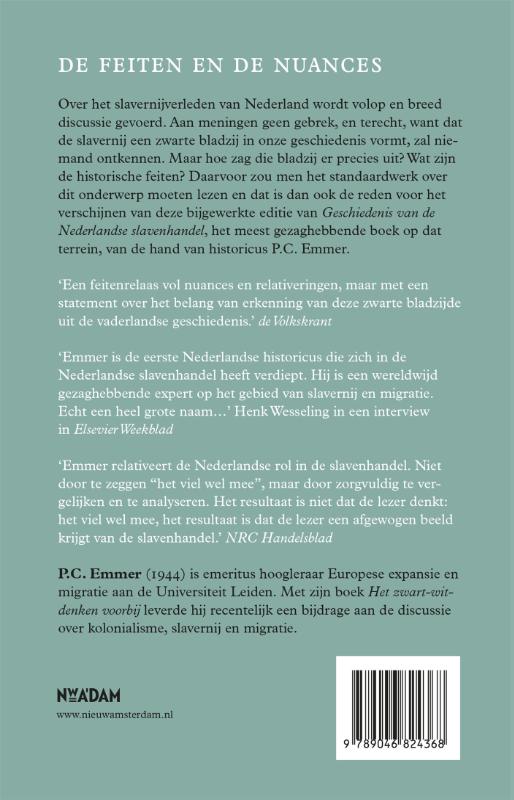 Achterkant van Geschiedenis van de Nederlandse slavenhandel