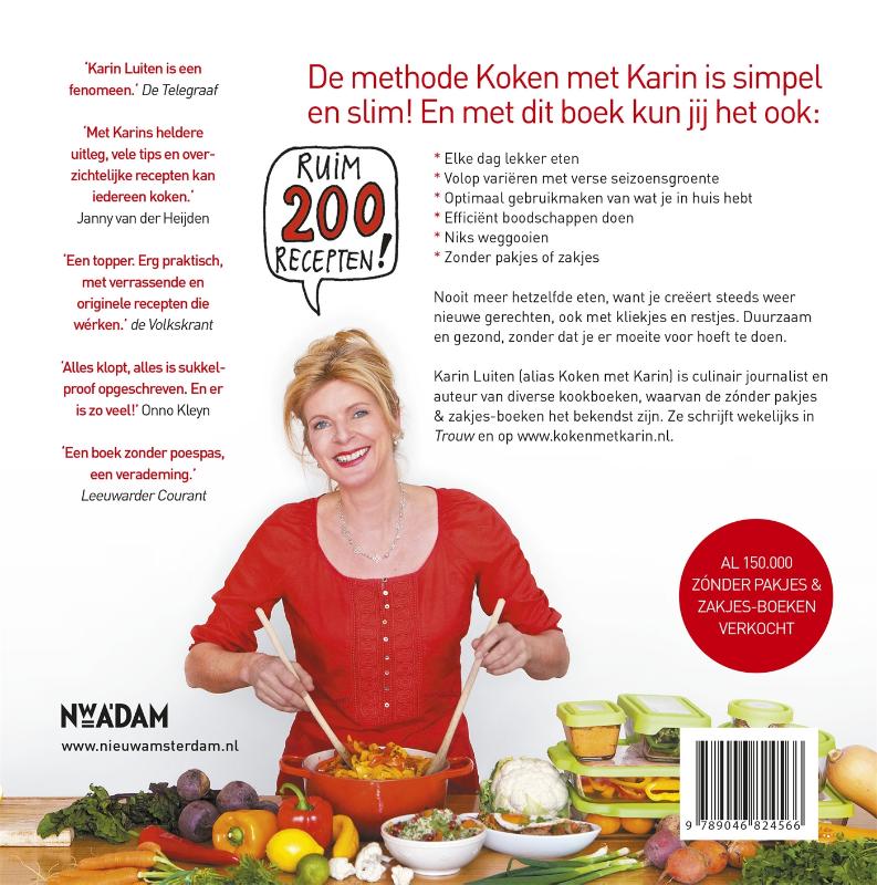 Achterkant van Slim zónder pakjes & zakjes