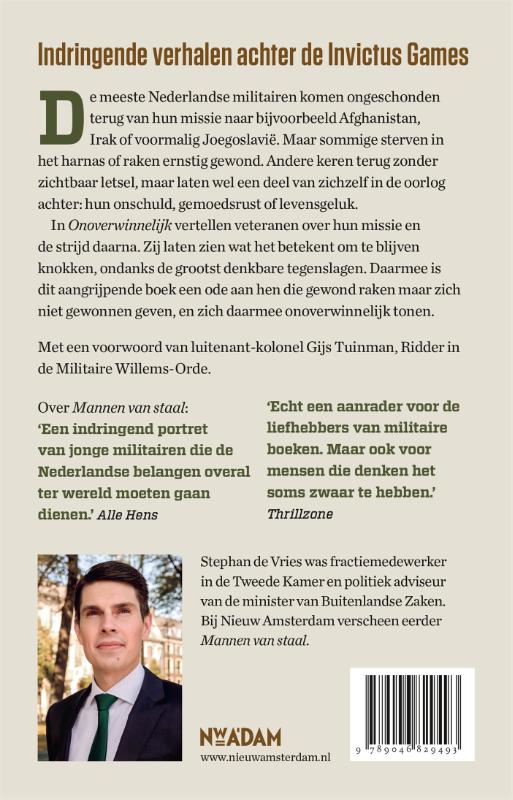 Achterkant van Onoverwinnelijk