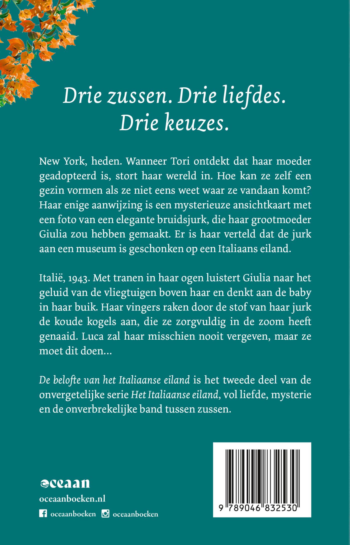 Achterkant van De belofte van het Italiaanse eiland