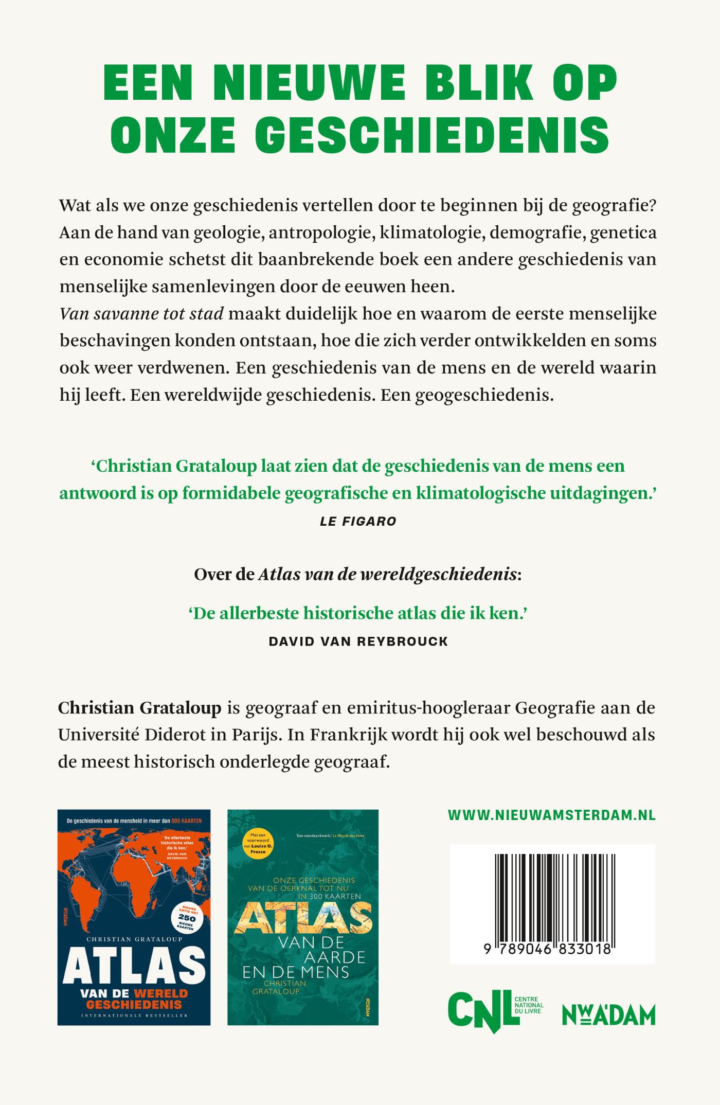 Achterkant van Van savanne tot stad