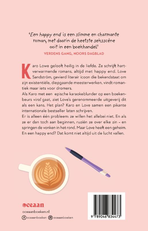 Achterkant van Een happy end