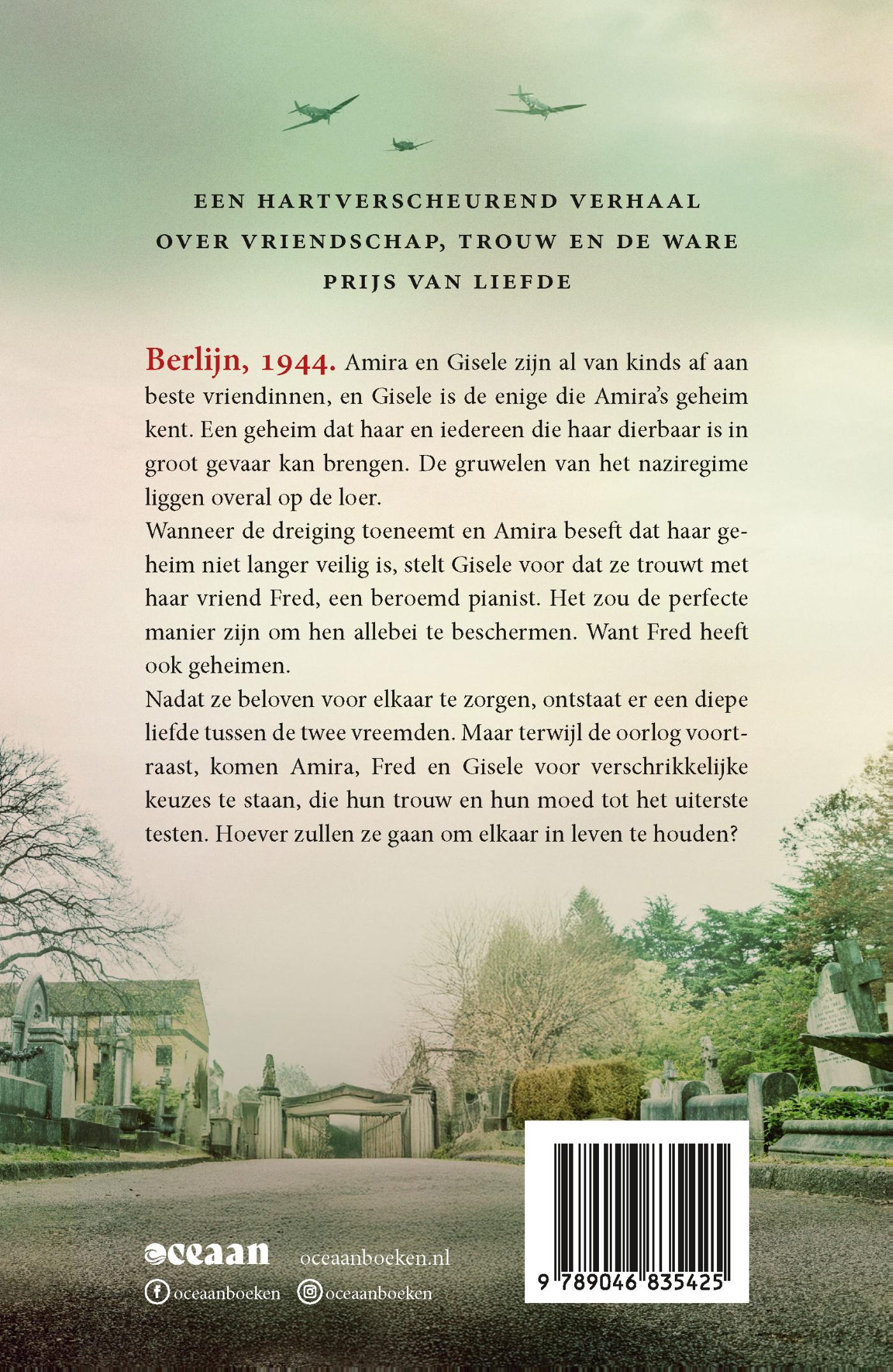 Achterkant van De vrouw van de pianist
