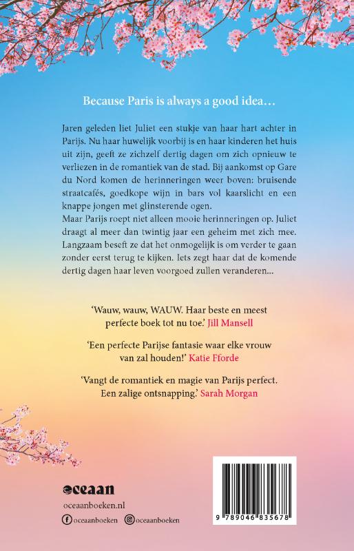 Achterkant van Dertig dagen in Parijs