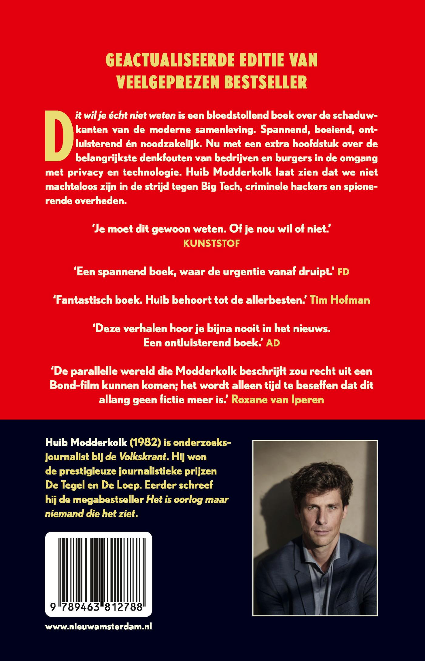 Achterkant van Dit wil je écht niet weten