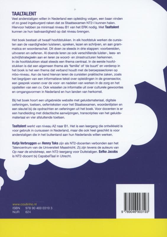 Achterkant van Taaltalent
