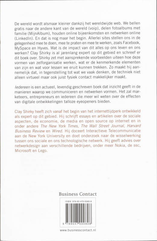 Achterkant van Iedereen