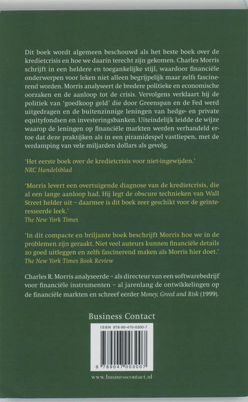 Achterkant van De meltdown van twee biljoen dollar