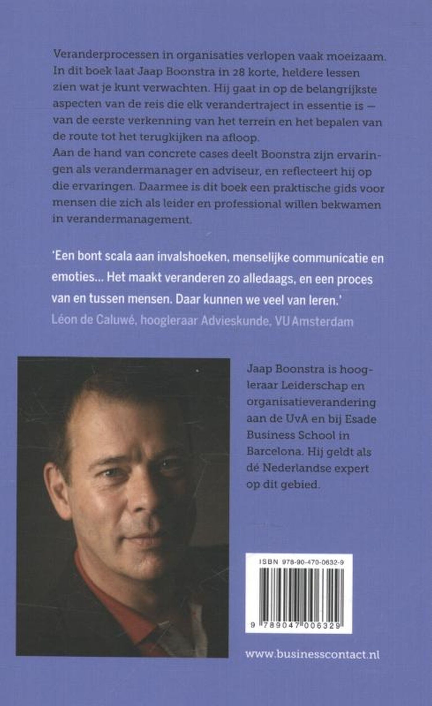 Achterkant van Verandermanagement