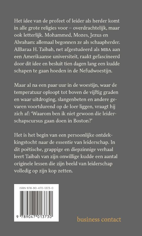 Achterkant van De moderne schaapherder