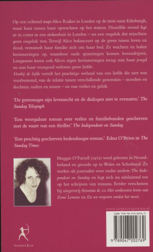 Achterkant van Voorbij de liefde