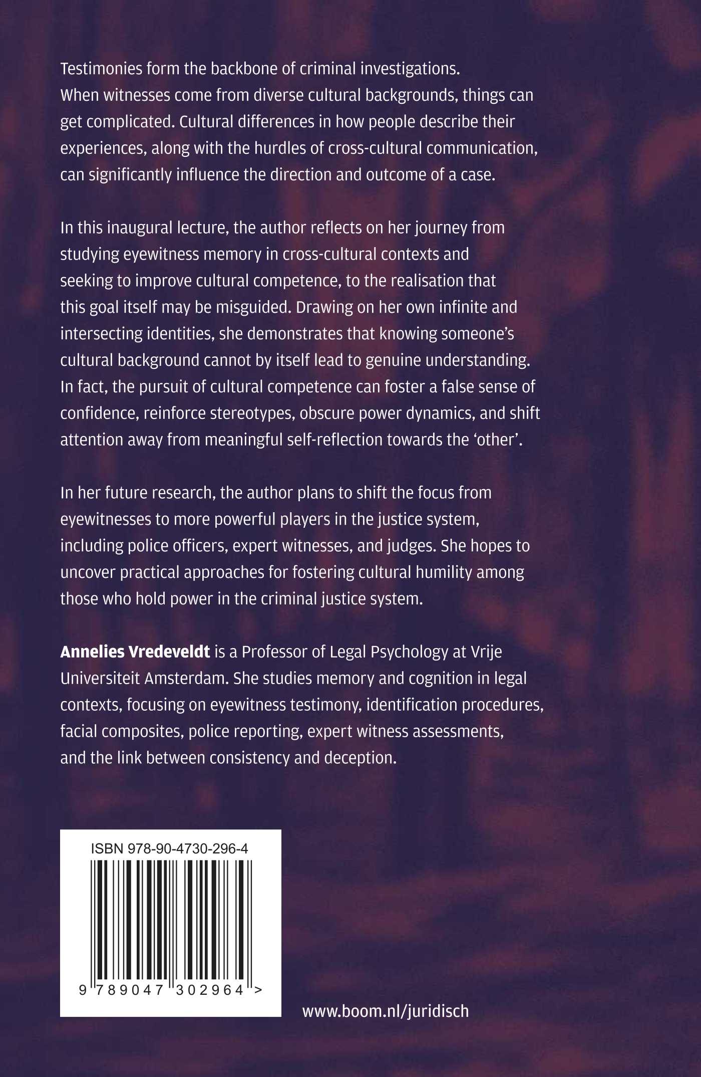 Achterkant van The Illusion of Cultural Competence in Criminal Justice