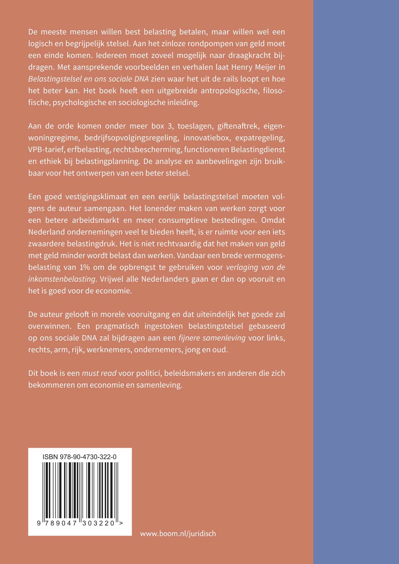 Achterkant van Belastingstelsel en ons sociale DNA