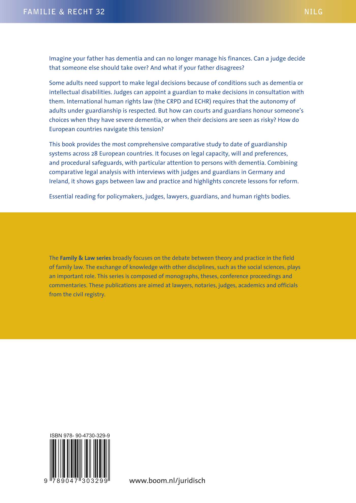 Achterkant van Adult Guardianship in Europe: A Human Rights and Comparative Perspective