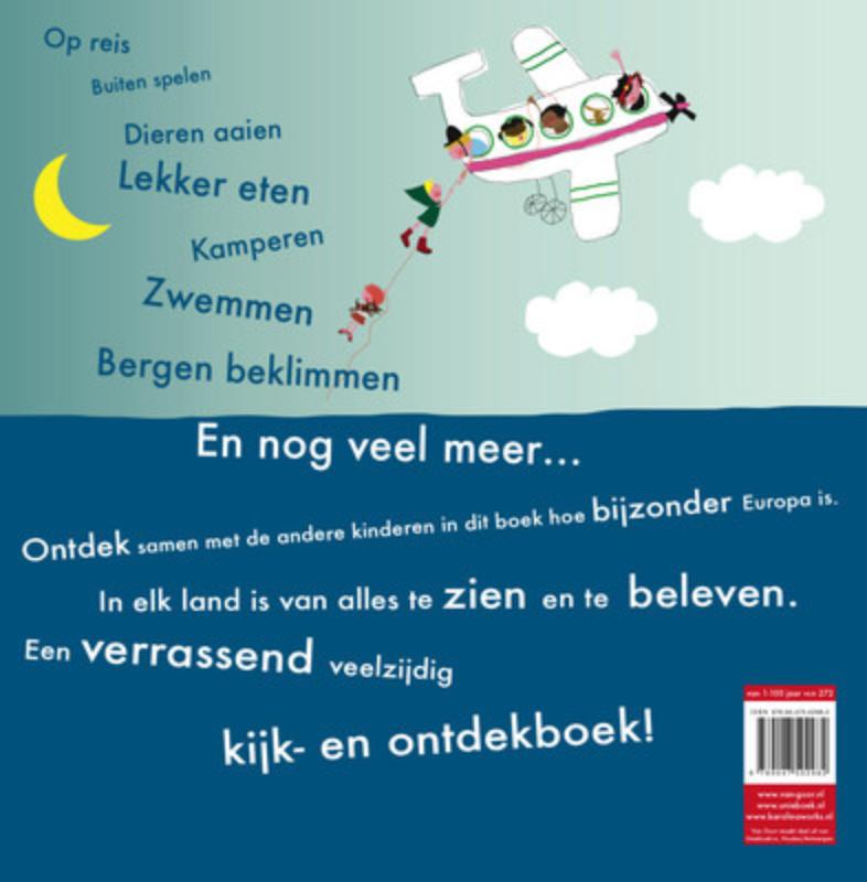 Achterkant van Ga je mee? kris kras door Europa