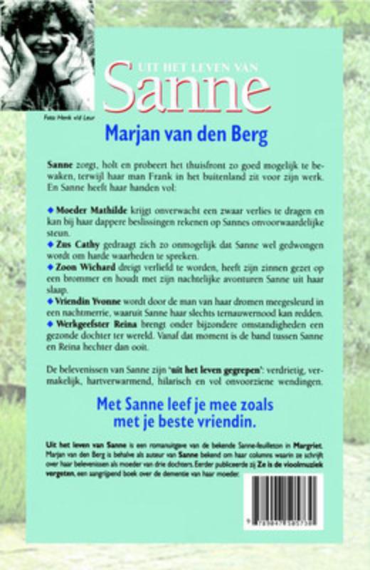 Achterkant van Uit het leven van Sanne