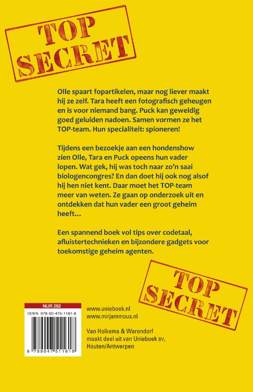 Achterkant van Operatie hondendief