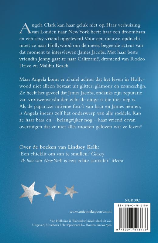 Achterkant van Ik hou van Hollywood