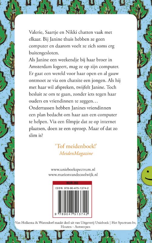Achterkant van Meiden zijn gek op chatten